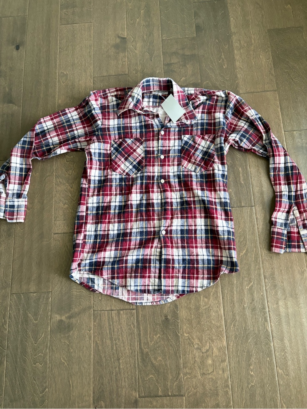 Vintage 90s Bud Berma Highlander Men’s Flannel Plaid Button Shirt Size Medium